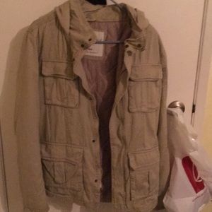 Khaki winter jacket